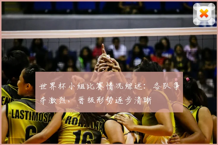 世界杯小组比赛情况综述：各队争夺激烈，晋级形势逐步清晰